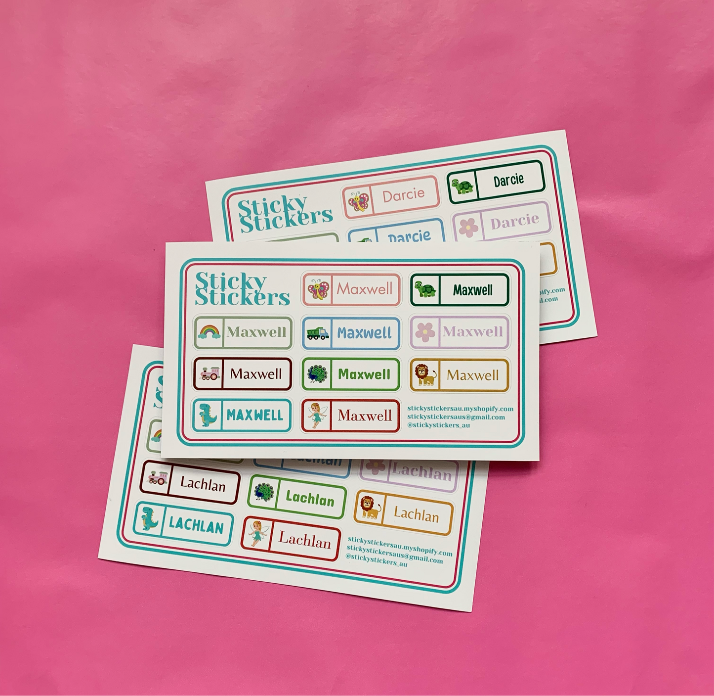 Name Stickers - Medium